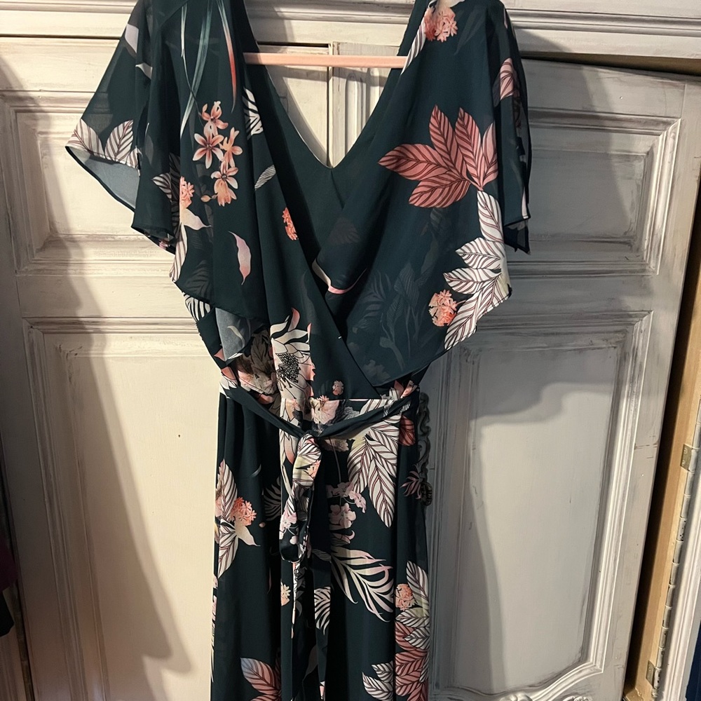 City Chic, plus size, floral maxi